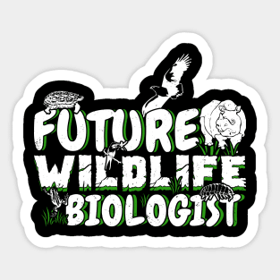 Animal Biology Future Wildlife Biologist Gift Sticker